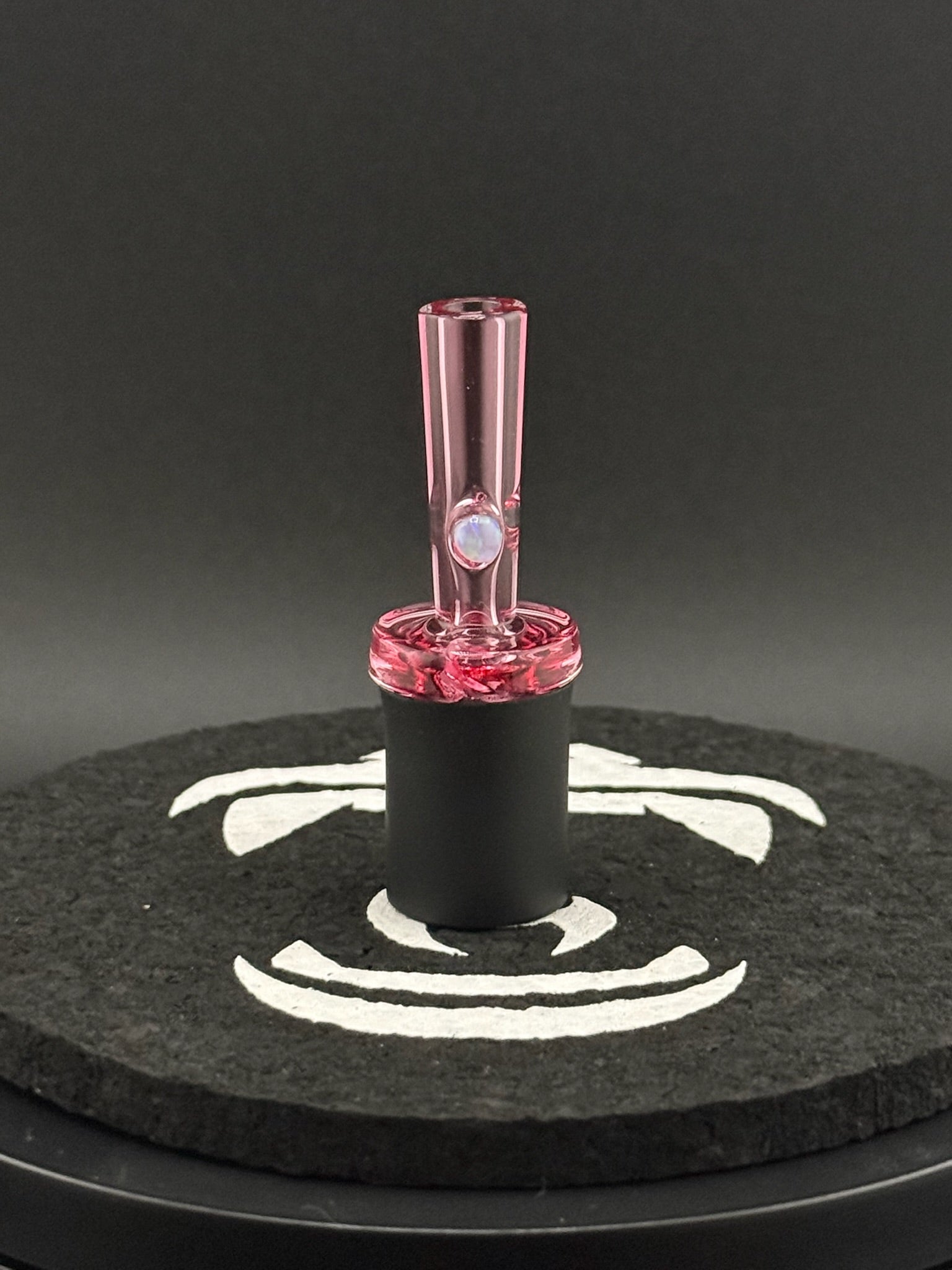 Straight Shooter Puffco Pivot Top in Gold Ruby and Sunstone Blend