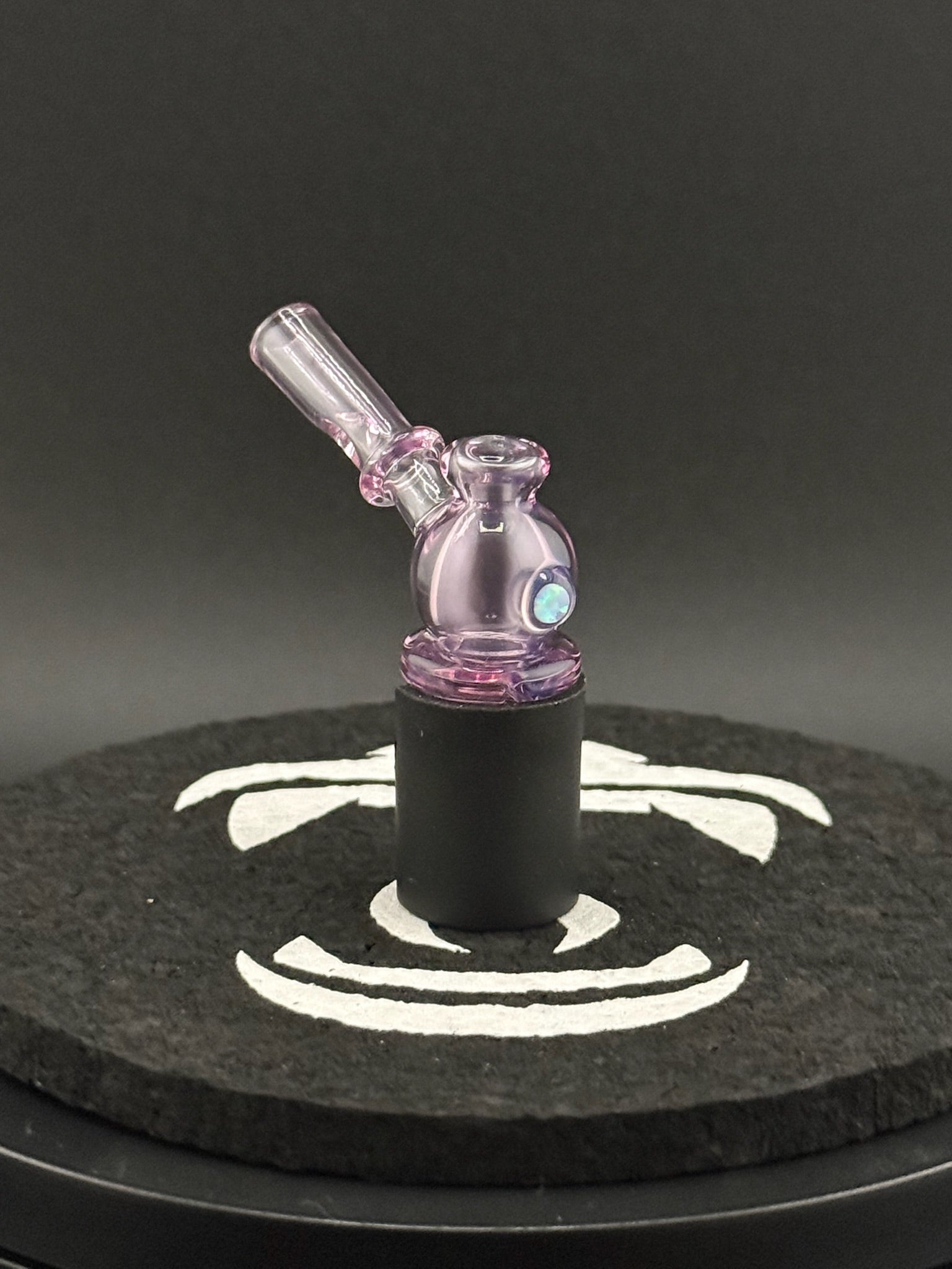 Terp Taster Puffco Pivot Top in Telemagenta and Royal Jelly Over Neptunium