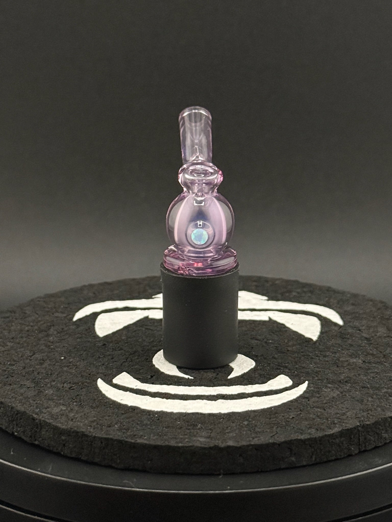 Terp Taster Puffco Pivot Top in Telemagenta and Royal Jelly Over Neptunium